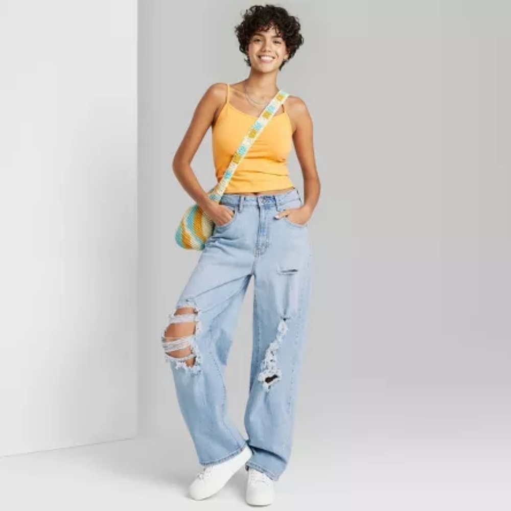 Wild Fable High Rise Baggy Jeans Size 10